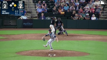 Yahil Melendez strikes out swinging and Derniche Valdez caught stealing 2nd, catcher Yannic Walther to shortstop Brady Ebel to catcher Yannic Walther.