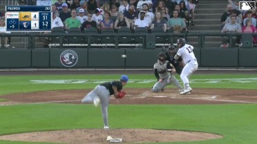 Manuel Palencia homers (6) on a fly ball to left center field.