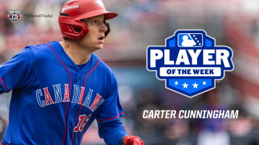 Carter Cunningham Named Northwest League Player Of The Week
