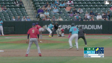 Starlyn Caba singles on a sharp line drive to right fielder Caden Kendle. Chase Jaworsky scores. Colby Shade to 3rd.