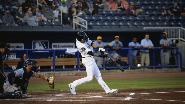 Sparks' Five-Hit Day Helps Shuckers to Independence Day Blowout Win