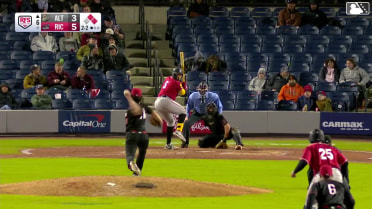 Omar Alfonzo grounds into a double play, pitcher Jack Choate to shortstop Maui Ahuna to first baseman Charlie Szykowny. Titus Dumitru out at 2nd. Omar Alfonzo out at 1st.