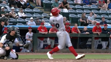 Aidan Miller goes yard twice