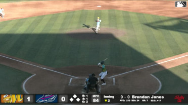 Brendan Jones homers (8) on a fly ball to right center field.