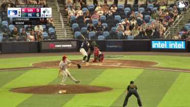 Kayson Cunningham singles on a ground ball to shortstop Eric Snow. JD Dix scores.