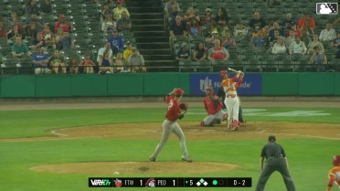 Jagger Haynes' seventh strikeout