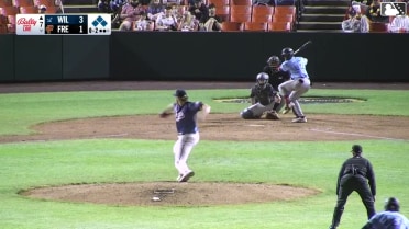 Ronny Cruz singles on a ground ball to left fielder RJ Austin. Caleb Farmer scores. Cristhian Vaquero scores. Devin Fitz-Gerald to 3rd. Ronny Cruz to 2nd. Throwing error by left fielder RJ Austin.