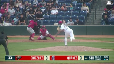 Derek Bernard grounds into a double play, second baseman Rubel Cespedes to shortstop Kendrey Maduro to first baseman Ryland Zaborowski. Roldy Brito out at 2nd. Derek Bernard out at 1st.