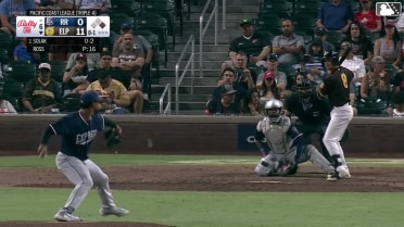 Nick Solak homers (3) on a fly ball to center field. Marcos Castañon scores.