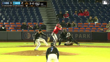 Leandro Pineda homers (2) on a fly ball to right field.