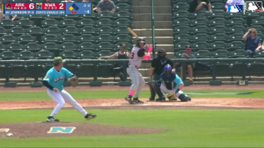 Hunter Fitz-Gerald homers (10) on a fly ball to center field. Bill Knight scores.