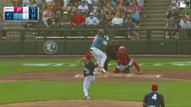 Coby Morales singles on a line drive to right fielder Raylin Heredia. Jace Avina scores.