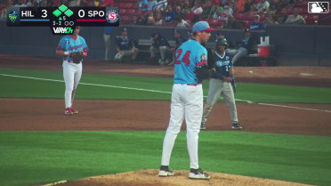 Carlos Virahonda singles on a soft line drive to right fielder Lorenzo Carrier. JD Dix scores. José Mejía to 3rd. Kayson Cunningham to 2nd.