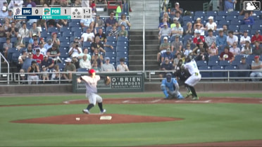 Miguel Bleis homers (12) on a fly ball to left center field.