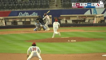 Keyber Rodriguez singles on a line drive to right fielder Angel Ortiz. Frainyer Chavez scores. Orlando Martinez out at home on the throw, right fielder Angel Ortiz to catcher Adrian De Leon.