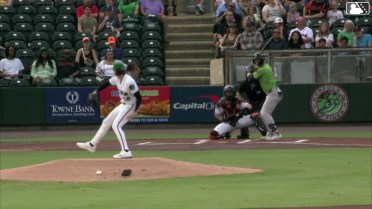 Brewer Hicklen homers (18) on a fly ball to left center field.