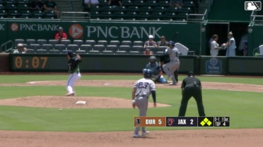Nick Madrigal grounds into a double play, second baseman Gage Miller to first baseman Deyvison De Los Santos. Jacob Melton out at 2nd. Nick Madrigal out at 1st.