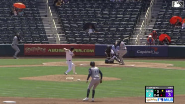 Jake Brooks In play, run(s) to Garret Guillemette