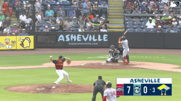 Yoeilin Cespedes singles on a soft ground ball to pitcher Conor Steinbaugh. Enddy Azocar scores. Justin Gonzales scores. Yoeilin Cespedes to 2nd. Throwing error by pitcher Conor Steinbaugh.