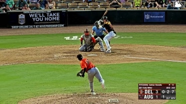 Cody Miller grounds into a force out, shortstop Joshua Liranzo to third baseman Elvin Garcia. Tanner Smith scores. Michael Martinez out at 3rd. Cooper McMurray to 2nd. Cody Miller to 1st.