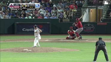 Garrett Hampson doubles (8) on a line drive to right fielder Matt Koperniak. Francisco Urbaez scores. Austin Hendrick to 3rd.