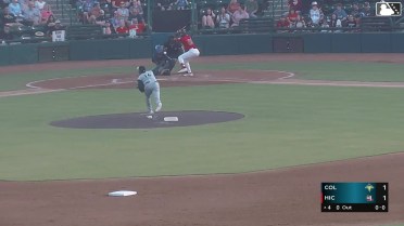 Paulino Santana homers (6) on a fly ball to right field. Marco Argudin scores.