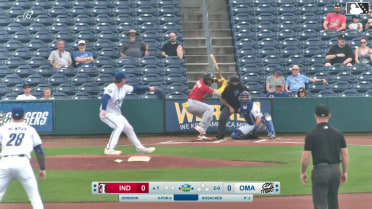 Termarr Johnson homers (5) on a fly ball to right center field.