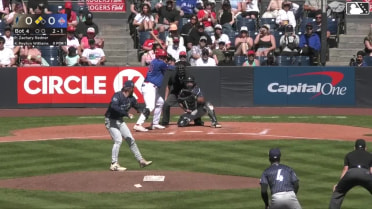 Peyton Williams out on a sacrifice fly to center fielder Jorge Ruiz. Carter Cunningham scores. Arjun Nimmala to 3rd.