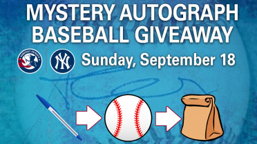 Mystery Autograph Baseball Giveaway On September 18