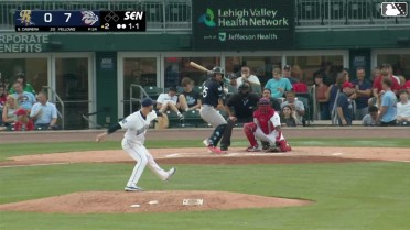 Oswaldo Cabrera homers (14) on a fly ball to center field.