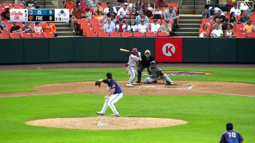 Caden Hunter In play, run(s) to Trent Farquhar