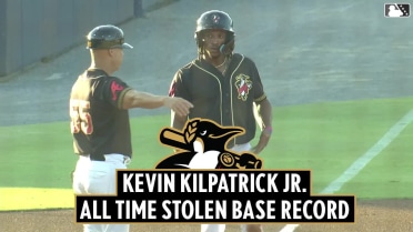 Kevin Kilpatrick Jr. swipes his 65th bag