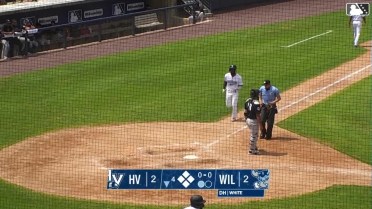 T.J. White's solo home run