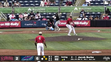 Jacob Burke singles on a fly ball to left fielder Brendan Jones. Dylan Campbell scores. Jeral Perez to 3rd.
