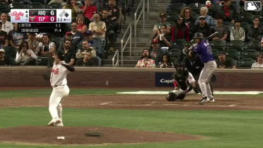 Ryan Ritter homers (1) on a fly ball to right field. Cole Carrigg scores.