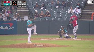 Callan Moss singles on a sharp line drive to left fielder Frederick Bencosme. Will Taylor scores.