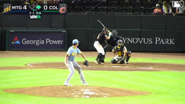 Cal Conley homers (3) on a fly ball to right field. Adam Zebrowski scores.