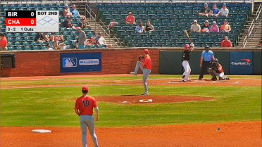 Tyler Schweitzer strikes out the side in the 2nd