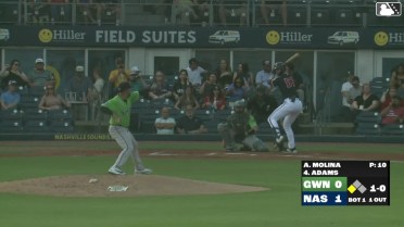 Anthony Molina In play, run(s) to Luke Adams