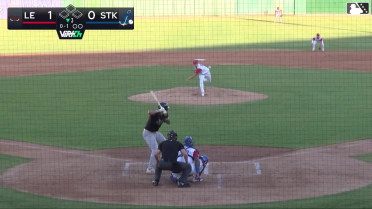 Ty Harvey homers (1) on a fly ball to right center field.