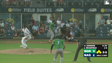 Colton Gordon In play, run(s) to Enrique Bradfield Jr.