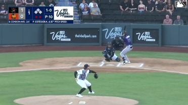 Charlie Condon homers (5) on a fly ball to left field.