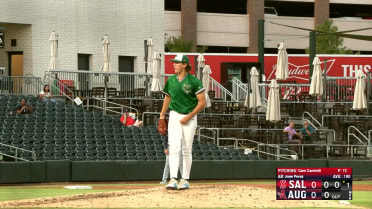 Cam Caminiti strikes out eight