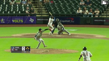 Alejandro Osuna singles on a ground ball to second baseman Aaron Schunk. Aaron Zavala scores. Willie MacIver to 3rd. Jose Herrera to 2nd.