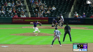 Pascanel Ferreras out on a sacrifice fly to left fielder Zac Veen. Collin Price scores.