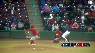 Derek Clark In play, run(s) to Ryan Wideman