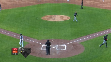 Dalton Pence's sixth strikeout in two innings