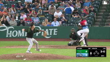 Chase Harlan homers (3) on a fly ball to left center field.