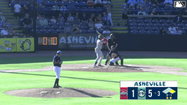 Alejandro Nunez homers (11) on a fly ball to right center field.