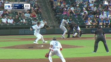 Brett Gillis In play, run(s) to Manuel Pena